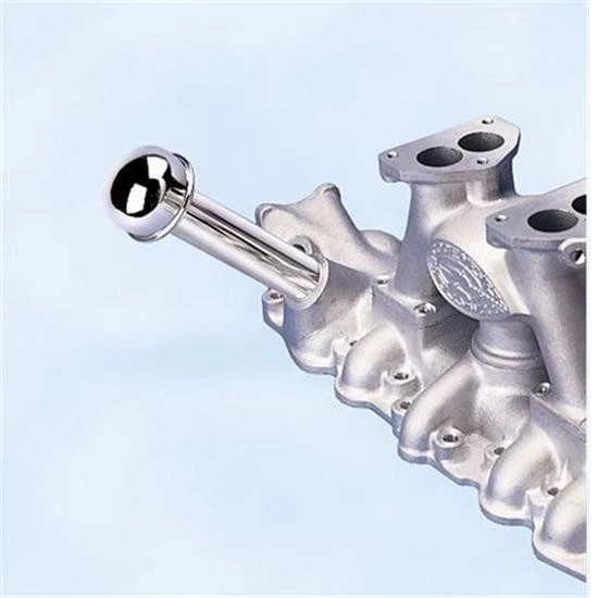 Tubo de llenado de aceite, acero inoxidable, 1,376 pulgadas, 1949-53 para Ford Flathead Foto 2 de 4