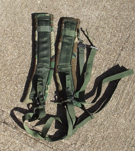 LC-2 (LC-3) Alice Rucksack Shoulder Straps, Woodland Camouflage | eBay