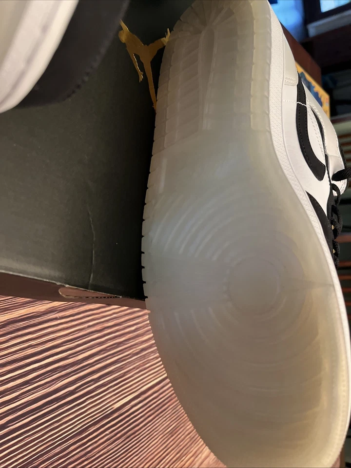 Nike Air Jordan 1 Mid "Pantalones Cortos Diamante" ~ DH6933-100 ~ Talla 12 ~ Original Retro Foto 3 de 4