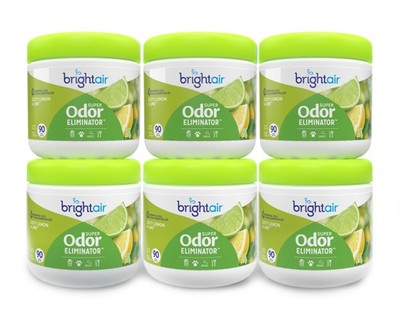 14 oz. Super Odor Eliminator, For MediumSize Spaces, Zesty Lemon & Lime Scent...