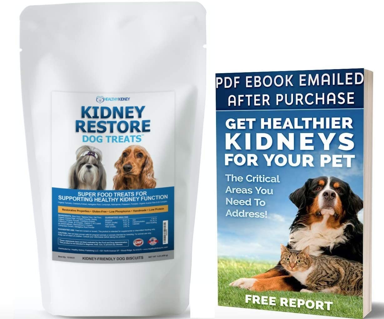 Kidney Restore Dog Treats Restorative Dog Treats for Kidney Issues, Low Prote...