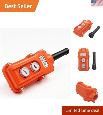 Rain Proof Up-Down Switch Control Station, Crane Pendant Hoist Push Button Sw...