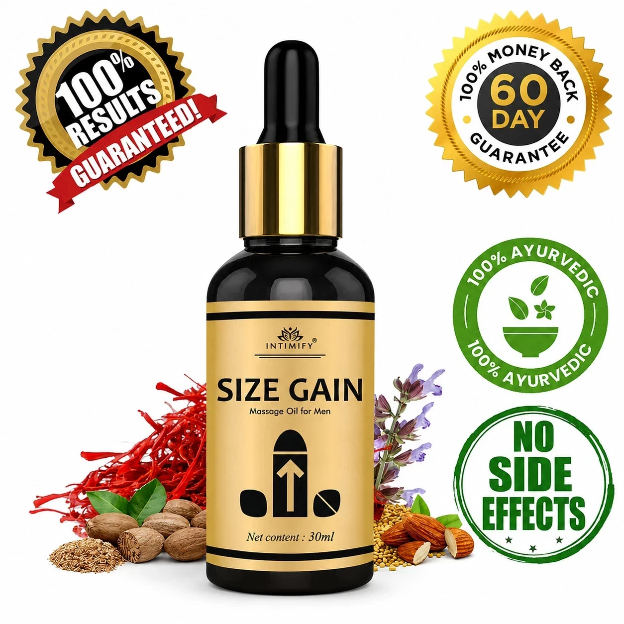 #1 NEW XXXL GAIN 14+ INCHES ENLARGER GROWTH OIL| FASTER + FREE SHIP WW