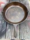 Vintage Lodge #10 Three Notch, 3 Notched, Cast Iron Skillet