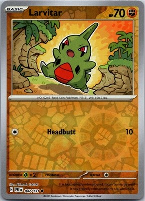 Larvitar - SV: Prismatic Evolutions 047/131 - Common - Reverse Holo