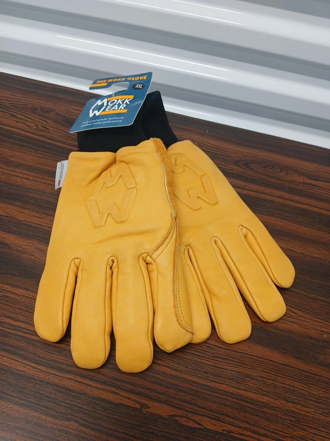 Mokk Wear Outdoor Work Gloves XXL Yellow 3M Insulated Winter Give'r $59 MSRP