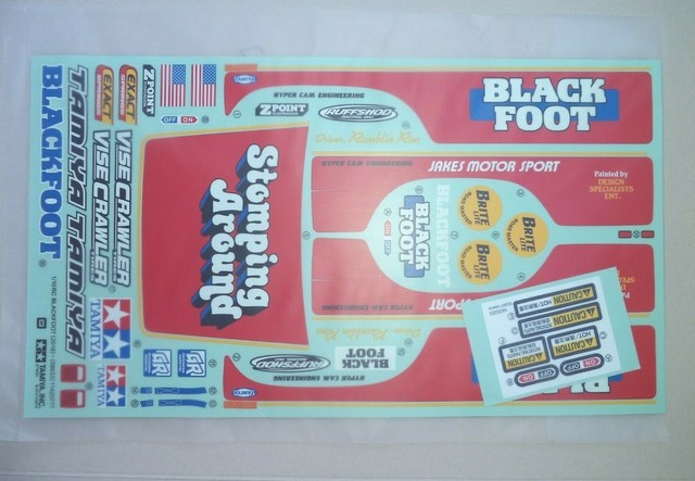 tamiya blackfoot body shell