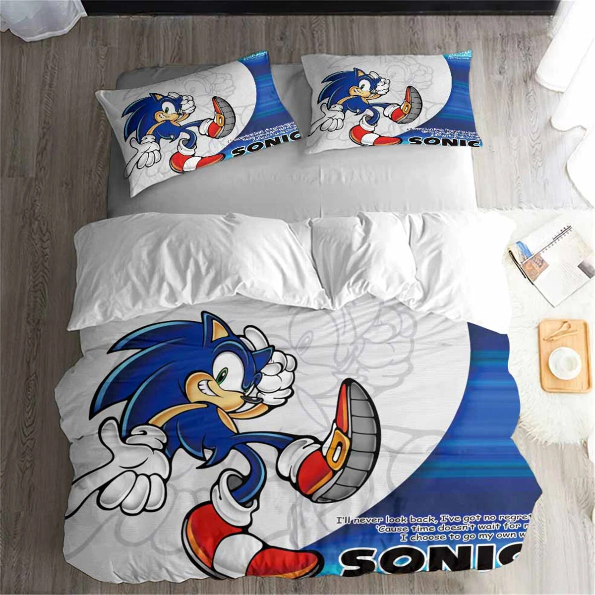 Sonic The Hedgehog Bedding Set, Gift for Friends