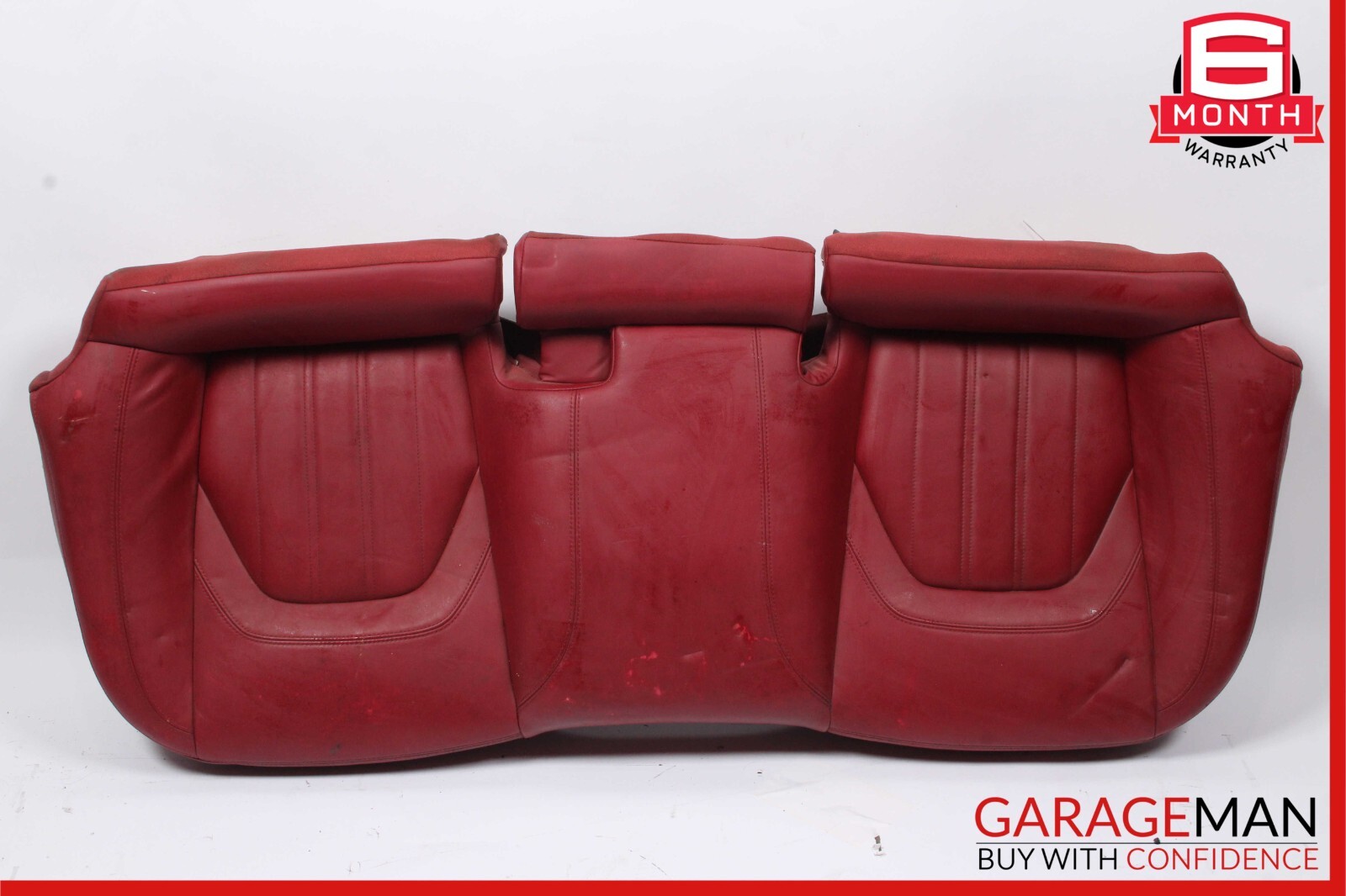 14-17 Maserati Ghibli Rear Lower Bottom Bench Seat Cushion Cover Red OEM