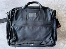 TUMI LAPTOP BRIEFCASE, MESSENGER, SHOULDER BAG - Ballistic Black