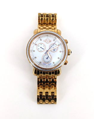 GV2 BY GEVRIL Marsala Chronograph Diamant Damen Armbanduhr