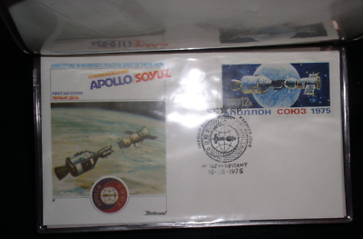 The Epic Flight of Apollo/Soyuz~1975~Set of 8 First Day Covers