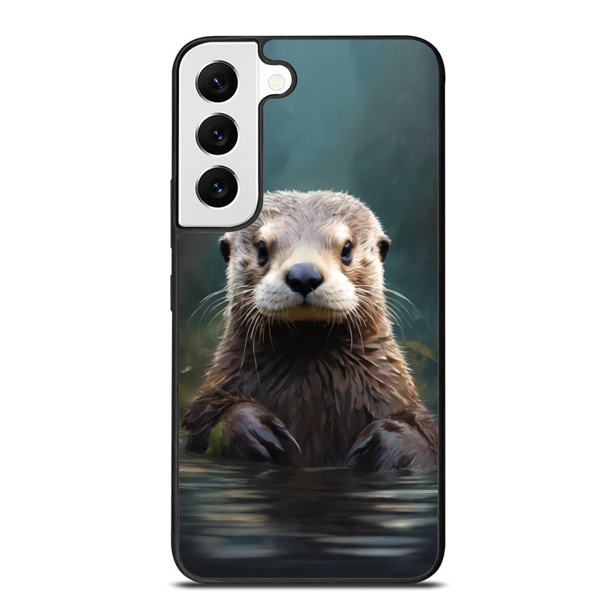 Hard TPU Cover For Samsung Galaxy Z Fold Flip 3 4 5 6 animated otter
