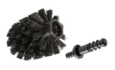 Ersatzbürste f.wc-garni.m.adapter schw. schwarz 8,50 cm 9,30 cm