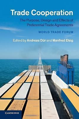 Trade Cooperation Purpose Design Effects Preferential Trade Ag  9781107444676 VG