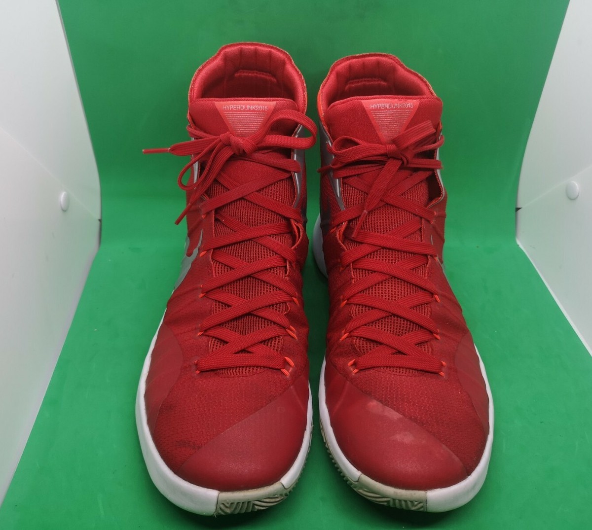 Nike Hyperdunk 2015 Red Silver White Mens Basketball Shoes 749645-605 Size 11 Nike Hyperdunk 2015 Men main image 4