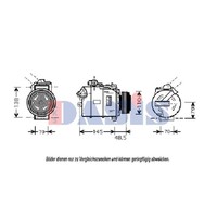 Kompressor Klimaanlage Klimakompressor Passend FüR BMW X3 E83 3Er Touring E46