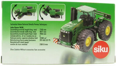 SIKU FARMER 1892 John Deere 9630 Traktor 1:87 in OVP Schlepper Bulldog Modell - Bild 1 von 4