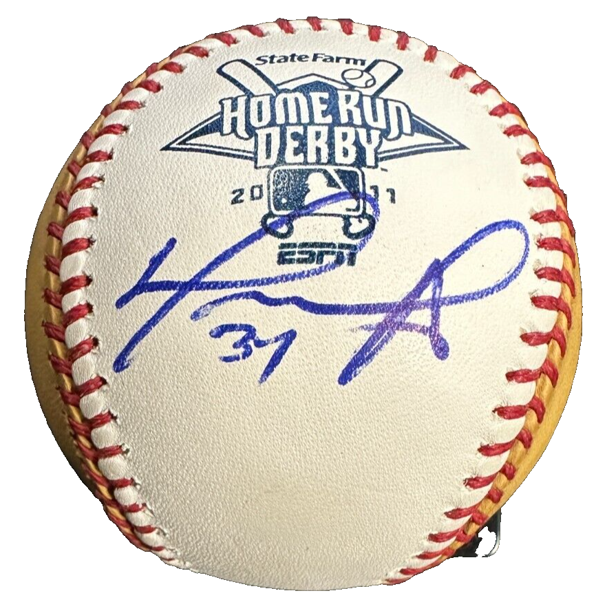 David Ortiz Autographed Signed Boston Red Sox Official 2011 Homerun Derby Baseball Red Sox BAS 