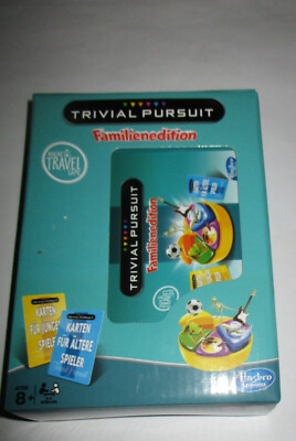 Hasbro Gaming Brettspiel Trivial Pursuit Familienedition Reiseausgabe NEU OVP