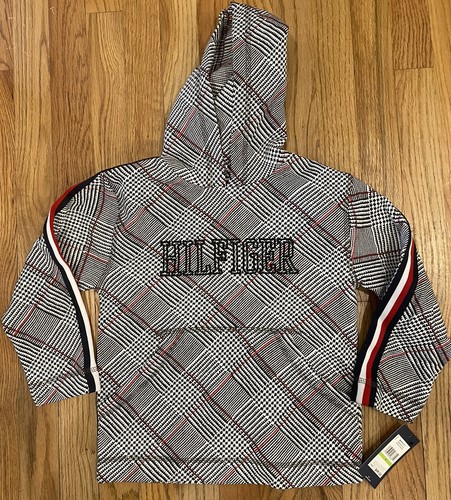 Tommy Hilfiger Little Boys Plaid Hoodie 