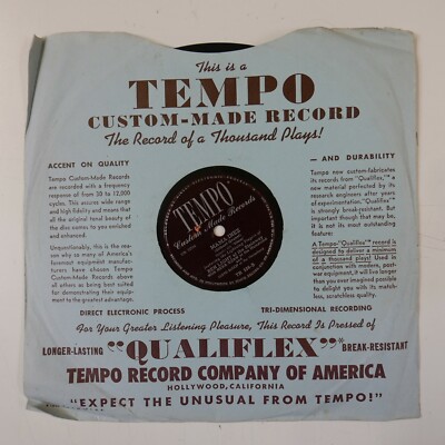 78 rpm BEN LIGHT - HERB KERN - LLOYD SLOOP siboney / mam inez TR 556 