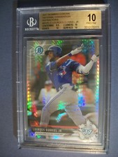 LOURDES GURRIEL JR 2017 Bowman Chrome National Conv Refractor BGS PRISTINE 10 RC