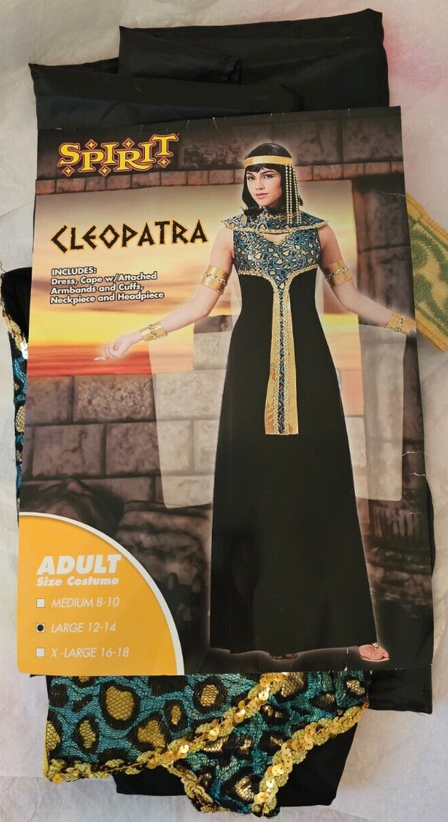 Spirit Halloween Cleopatra Adult Costume Green and Black | eBay Spirit Halloween Cleopatra Adult Costume Green and Black | eBay