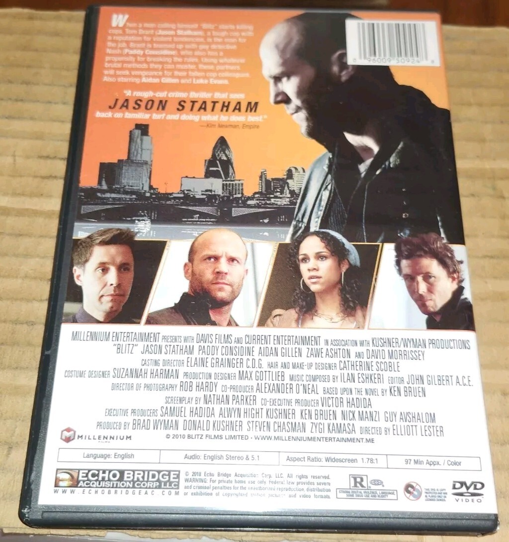 Blitz DVD, Steven Harwood-Brown,Nicky Henson,Luke Evans,Ned