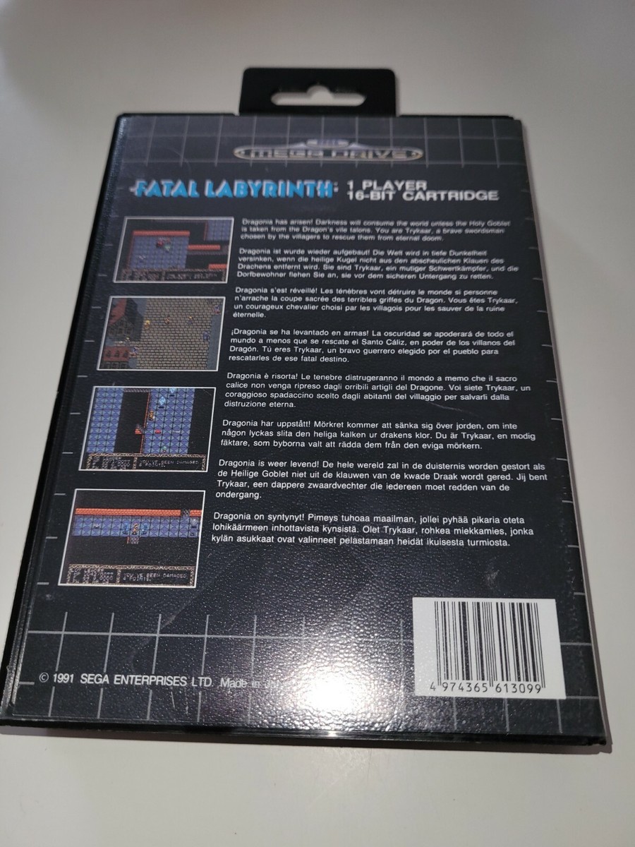 Fatal Labyrinth (Mega Drive) te leva para explorar calabouços em estilo