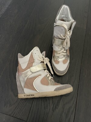 TJ COLLECTION handmade euro boots wedges shoes size 39 (original price 500$)