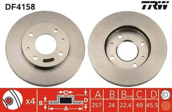 Bremsscheibe Hyundai P. Sonata-image