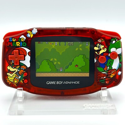 Game Boy Advance GBA Custom IPS Backlit Screen UV Printed