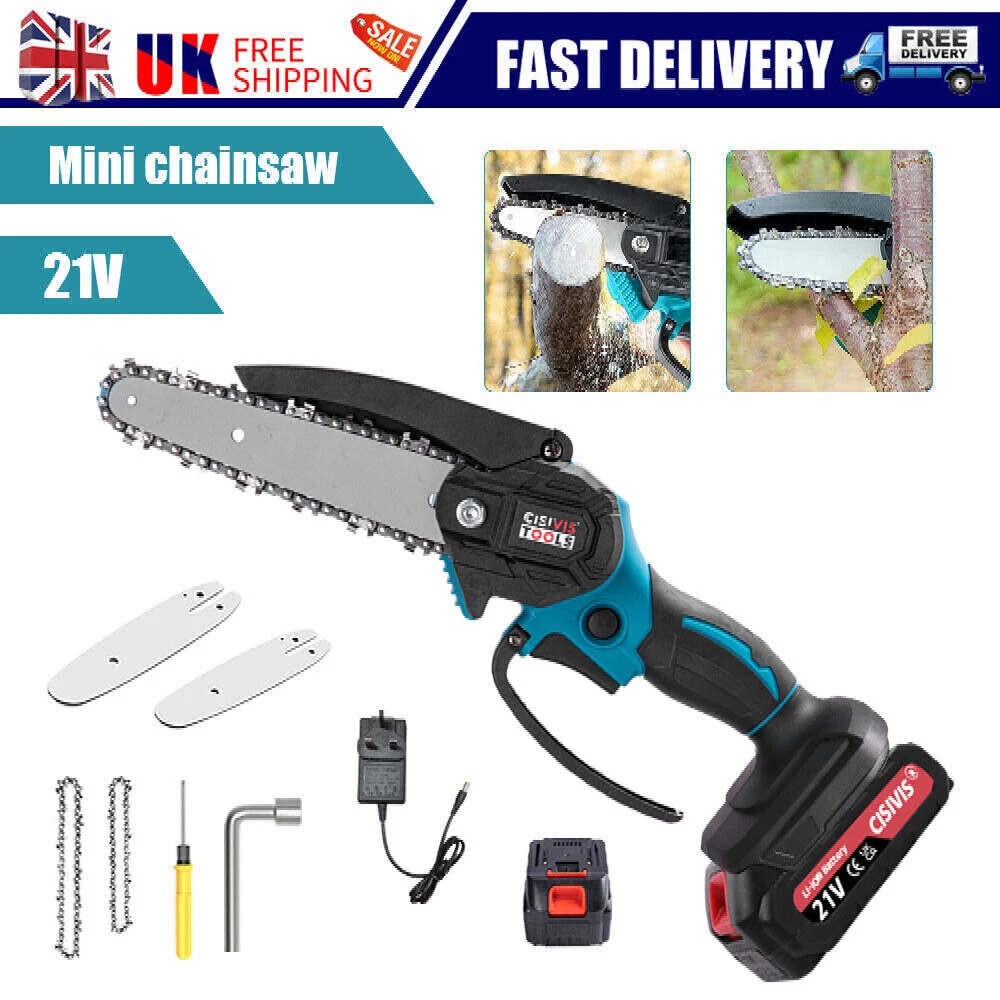 Battery operated small chainsaw outlet