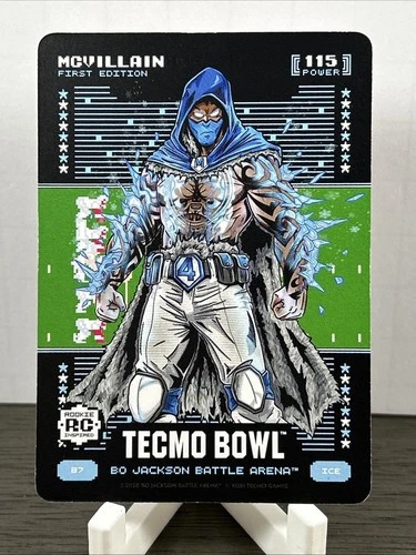 2026 Bo Jackson Battle Arena TECMO Bowl McVillain Tetairoa McMillan Ice RC 87