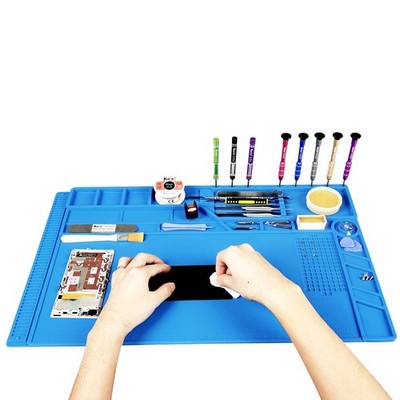 Kaisi Soldering Mat with Scale Ruler and Screw Position for Soldering, and Co...