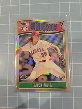 2025 BOWMAN CHROME CADEN DANA #ROY-7 DIE CUT Baseball CARD Rookie ANGELS 