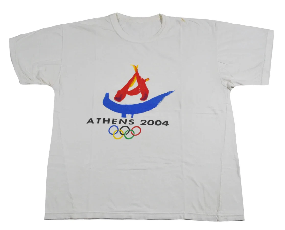 T-Shirt De Foot Vintage Mexique - Sélection Olympique Athènes 2004 - Taille XL