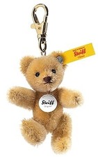 Used Steiff key ring mini teddy bear wheat blonde 8