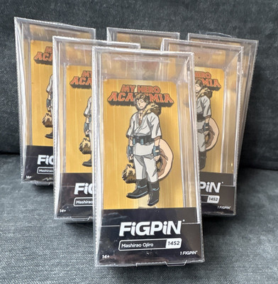 FiGPiN My Hero Academia Mashirao Ojiro #1452 Enamel Pin Lot of 6 NIB