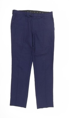 Blaue Anzughose Herren UK Größe 32 DKNY Slim Fit