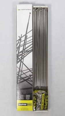 Sapim WS5690 Bicycle Bike Wheel Spokes 100 Per Box 290mm 13G w/Nipples NEW