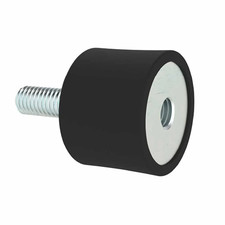 M8 Anti Vibration Mount Rubber Shock Absorber 25mm x 25mm Male Female Thread x4