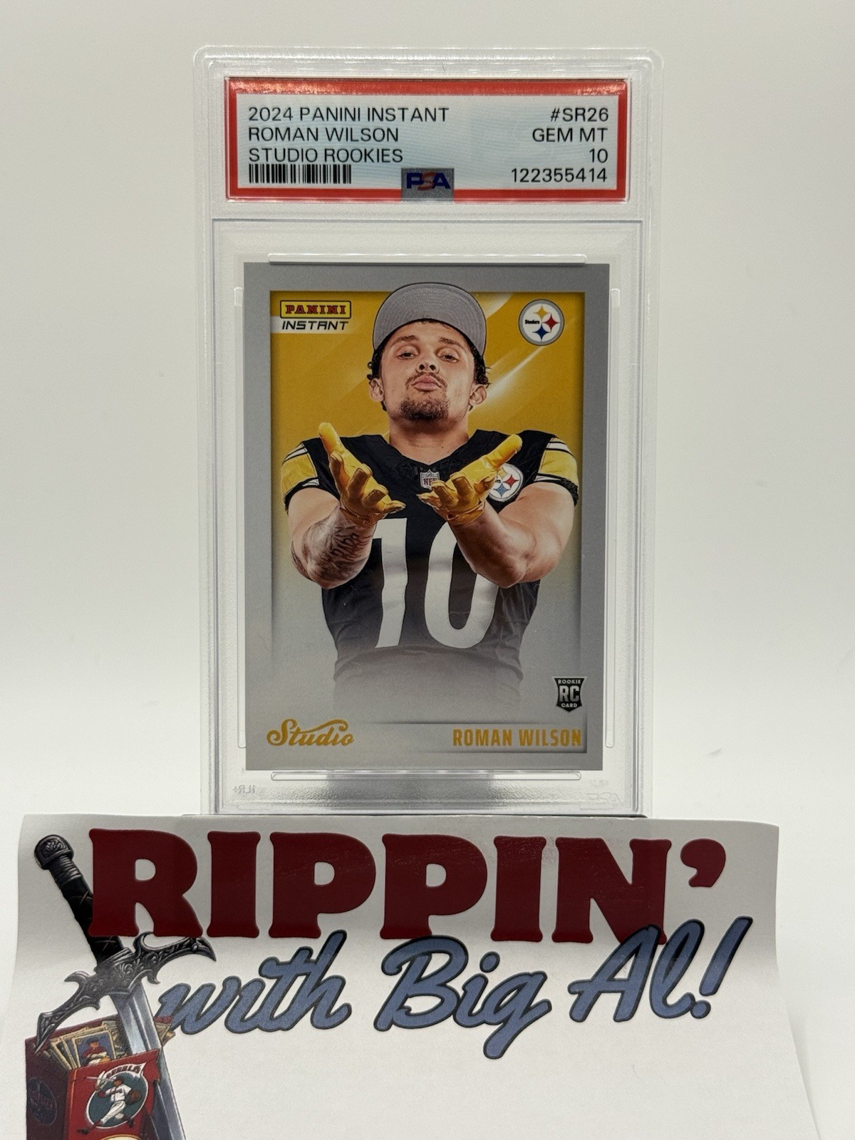 Roman Wilson Panini Instant Studio Rookies #SR26 Base