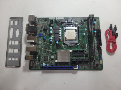 AsRock H110E1 Motherboard w/Celeron G3900, 2GB RAM, IO Shield *READ #0620