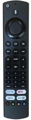 für JVC RM-C3253 Fernbedienung passend Smart TV schwarz 