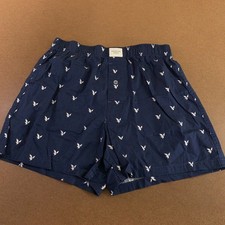 American Eagle Mens Small Navy Eagle Print Stretch Boxer Short Underwear New