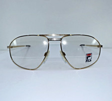 New Vintage Fila Eyeglasses Fila 6501 Eyeglasses C. C Gold  Silver 58-16mm