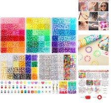 Bracelets Bead Kit for Jewelry Making - Perfect Gift for Crafters 4022 Pcs