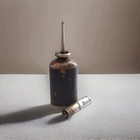 Antique Brass Oil Tin With Needle Screw on Cap Unique  Sewing Machine Tool  — photo 3